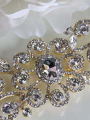 Мягкий гребень Crystal - золотистый от  2