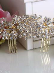 Милый гребень для невесты - золотистый от  1