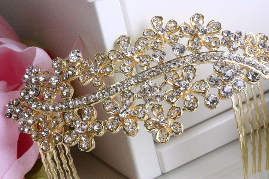 Гребень Свиток золотистый от  2