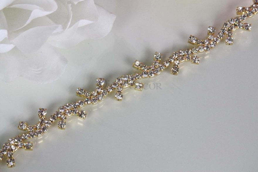 Полоска на голову Веночек золотистая от  2