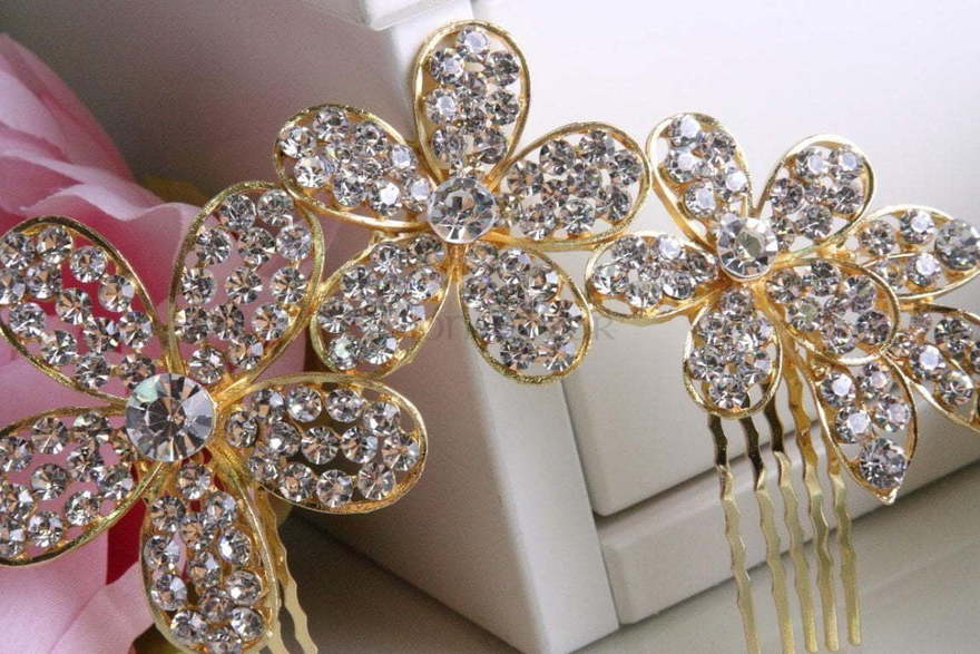 Гребешок Незабудочки золотистый от  2