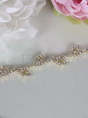 Мягкая полоска Веточки золотистая от  1