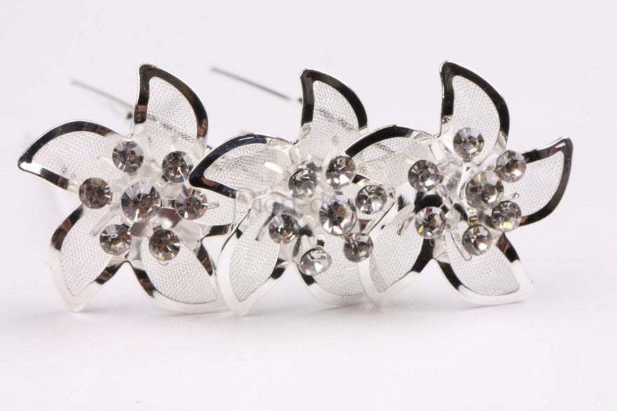 Шпильки Цветы от  2