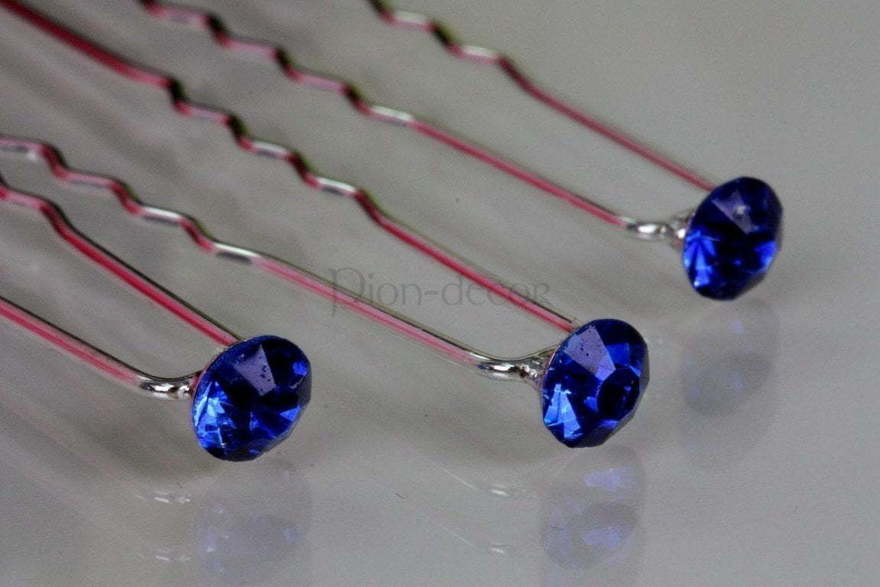 Синие шпильки от  2