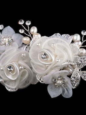 Заколка-цветы 3014 от Свадебный салон Этна 1