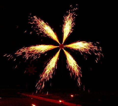 Пиротехнические фигуры на свадьбу от Фабрика Эффектов 5