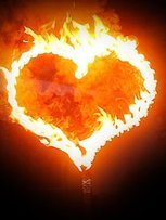Огненное сердце на свадьбу от Hot-surprise 1