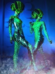 Световое шоу Змеи на свадьбу от Aurum show 1