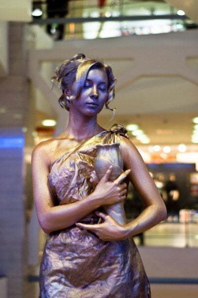 Живые статуи на свадьбу от Aurum show 6