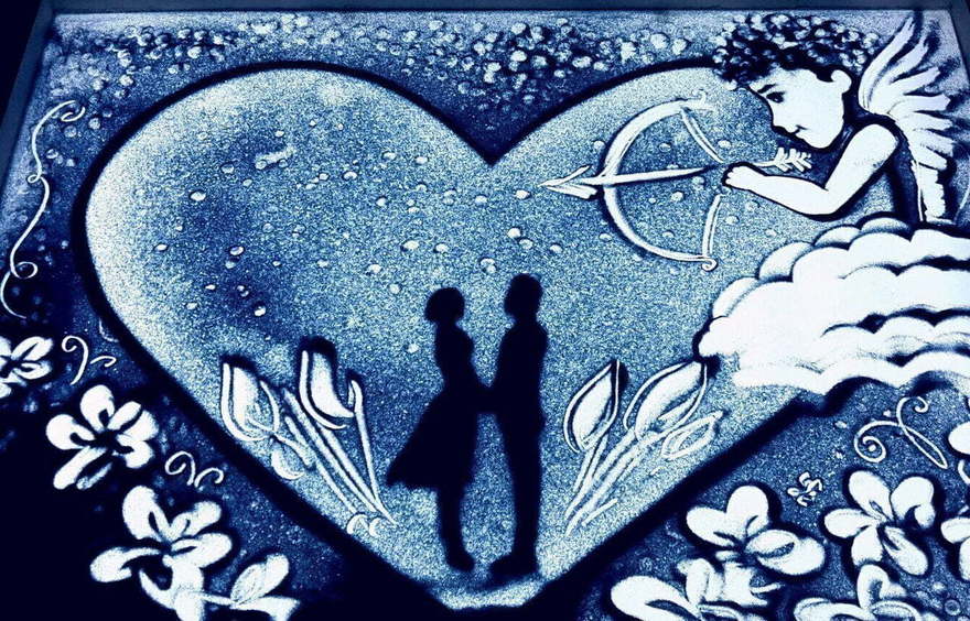 Песочный сюрприз на свадьбу от Hot-surprise 2