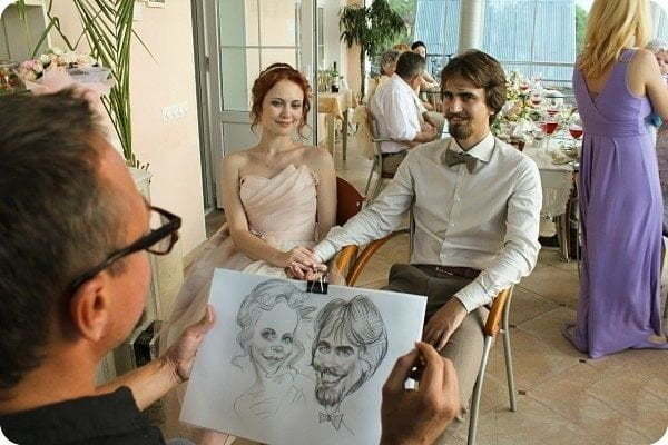 Профессиональный художник/Шаржист на мероприятие на свадьбу от Hot-surprise 2