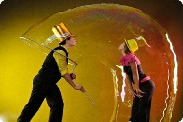 Шоу гигантских мыльных пузырей на свадьбу от Hot-surprise 4