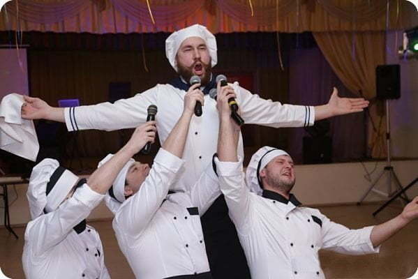 Поющие официанты на свадьбу от Hot-surprise 2