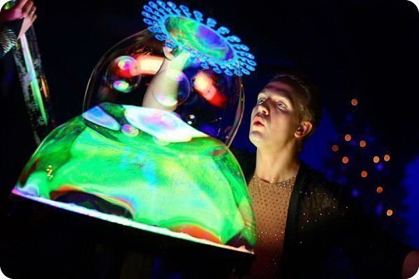 Неоновое мыльное шоу на свадьбу от Hot-surprise 4