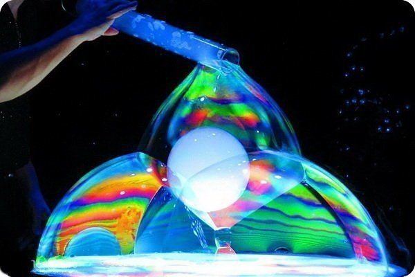 Неоновое мыльное шоу на свадьбу от Hot-surprise 5