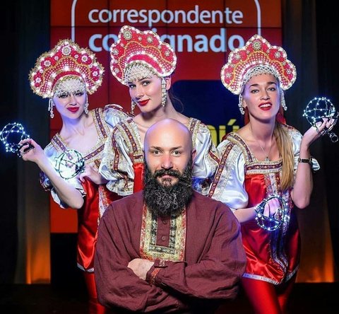 Артисты на встречу гостей на свадьбу от Show Obertaeva 5