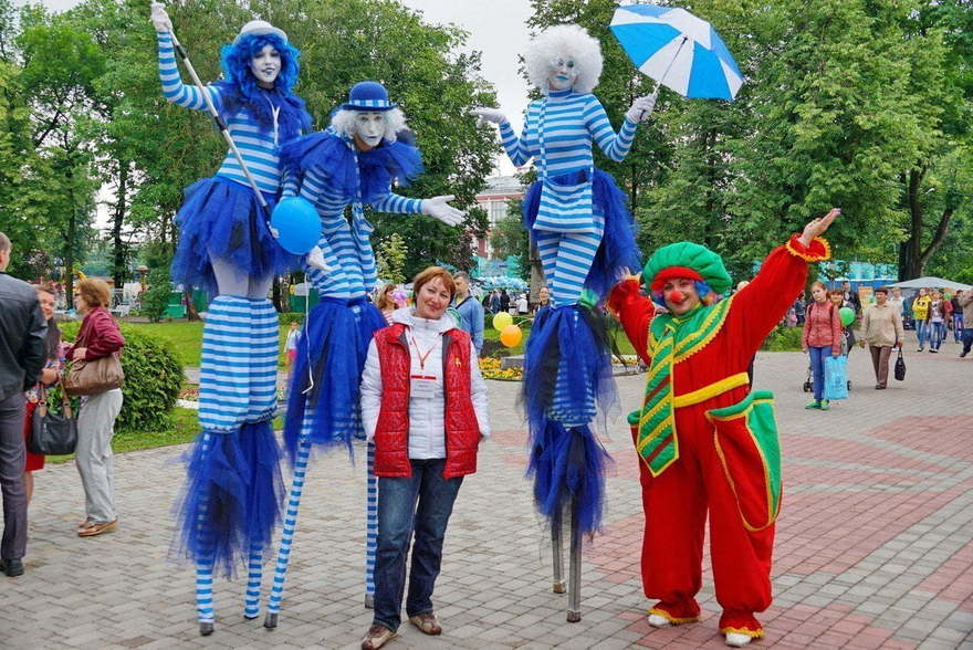 Ходулисты Мимиходики на свадьбу от Show Obertaeva 3