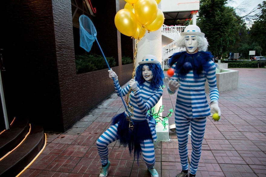 Ходулисты Мимиходики на свадьбу от Show Obertaeva 4