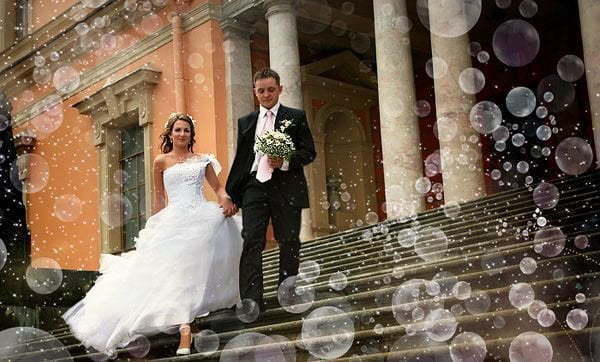 Мыльные пузыри на свадьбу от Фабрика Эффектов 4