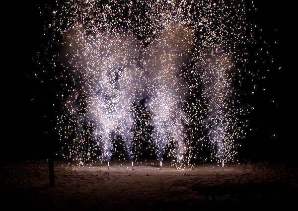 Пиротехнические фонтаны на свадьбу от Фабрика Эффектов 2