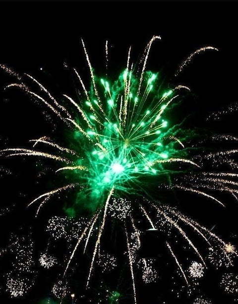 Салют I will always love you на свадьбу от Show Obertaeva 3