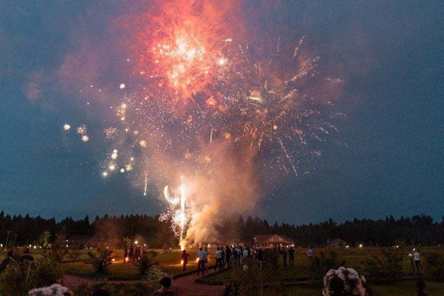 Салют Мерцание огней на свадьбу от Show Obertaeva 2