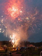 Салют Мерцание огней на свадьбу от Show Obertaeva 2