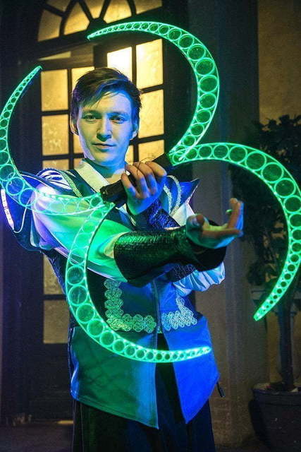 Световое шоу Иней на свадьбу от Aurum show 4