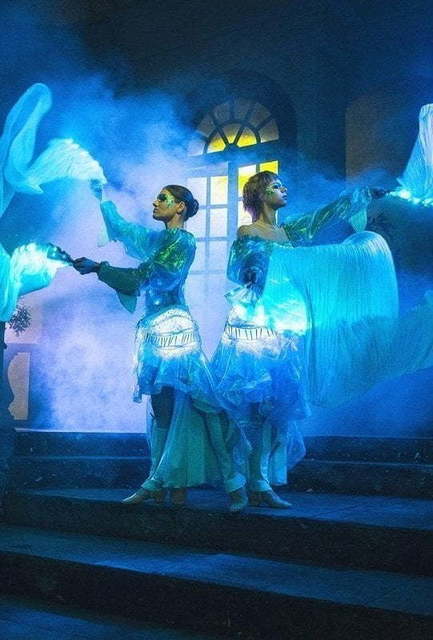 Световое шоу Иней на свадьбу от Aurum show 9