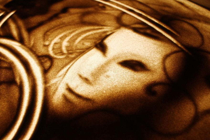 Песочное шоу на свадьбу от Aurum show 4