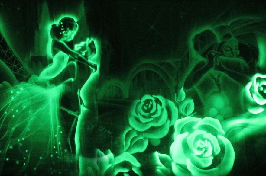 Световые картины на свадьбу от Aurum show 4