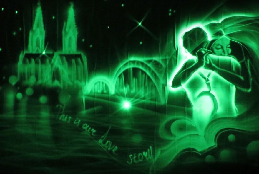 Световые картины на свадьбу от Aurum show 7