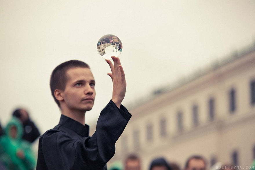 Контактное жонглирование на свадьбу от Aurum show 4