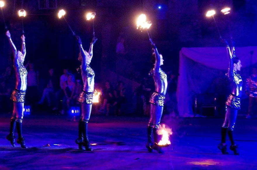 Огненное шоу Огни Венеции на свадьбу от Show Obertaeva 22