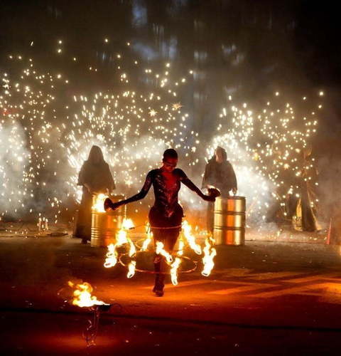 Огненное шоу Империя на свадьбу от Show Obertaeva 12