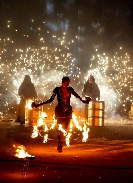 Огненное шоу Империя на свадьбу от Show Obertaeva 16