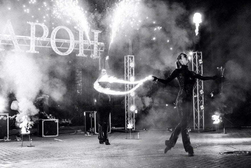 Огненное шоу The Furious Angel Show на свадьбу от Show Obertaeva 5