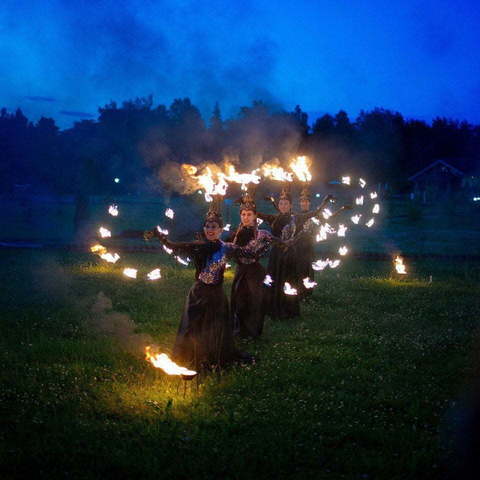 Огненное шоу The Furious Angel Show на свадьбу от Show Obertaeva 8