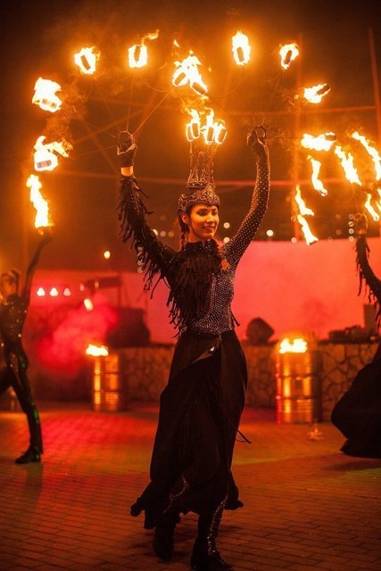 Огненное шоу The Furious Angel Show на свадьбу от Show Obertaeva 9