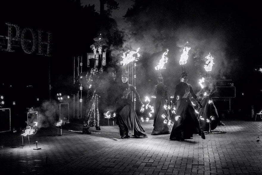 Огненное шоу The Furious Angel Show на свадьбу от Show Obertaeva 10