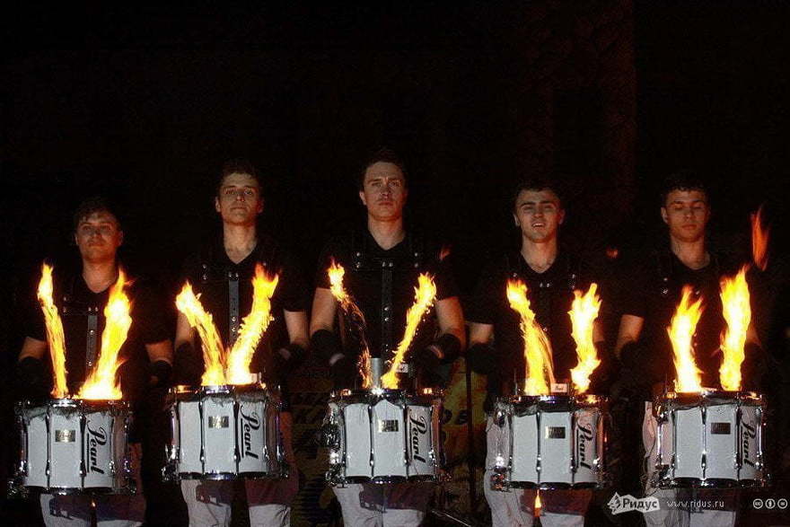 Огненное шоу The Furious Angel Show на свадьбу от Show Obertaeva 11