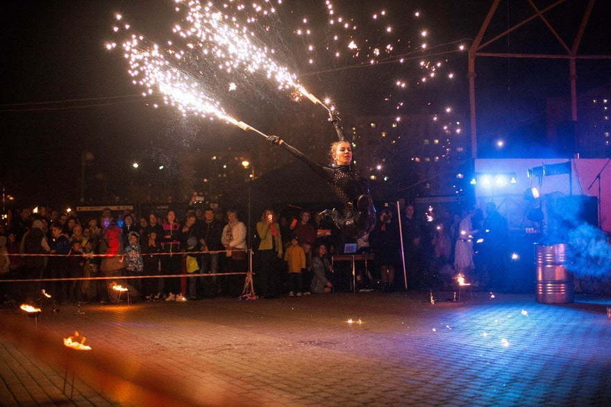 Огненное шоу The Furious Angel Show на свадьбу от Show Obertaeva 14