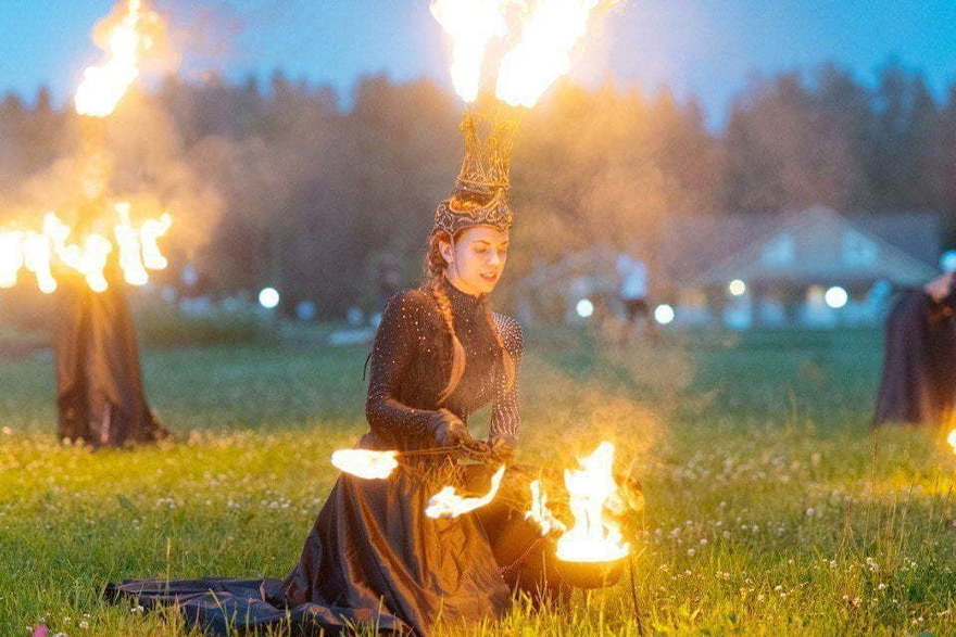 Огненное шоу The Furious Angel Show на свадьбу от Show Obertaeva 15