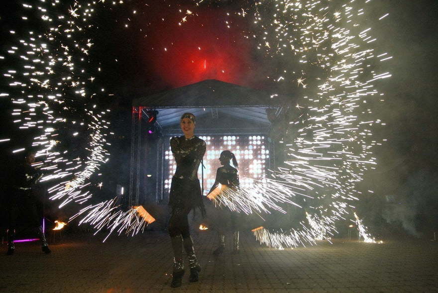 Огненное шоу Гэтсби на свадьбу от Show Obertaeva 2