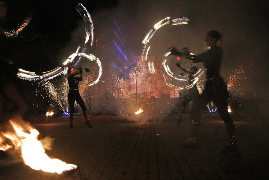 Огненное шоу Гэтсби на свадьбу от Show Obertaeva 4