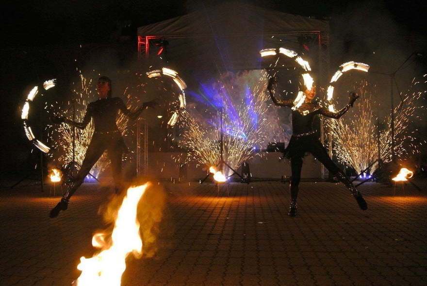 Огненное шоу Гэтсби на свадьбу от Show Obertaeva 5
