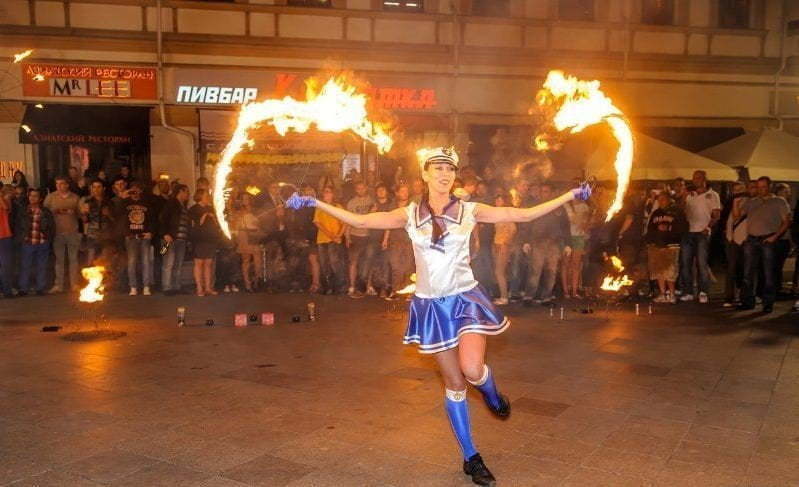 Огненное шоу Морское шоу на свадьбу от Show Obertaeva 3