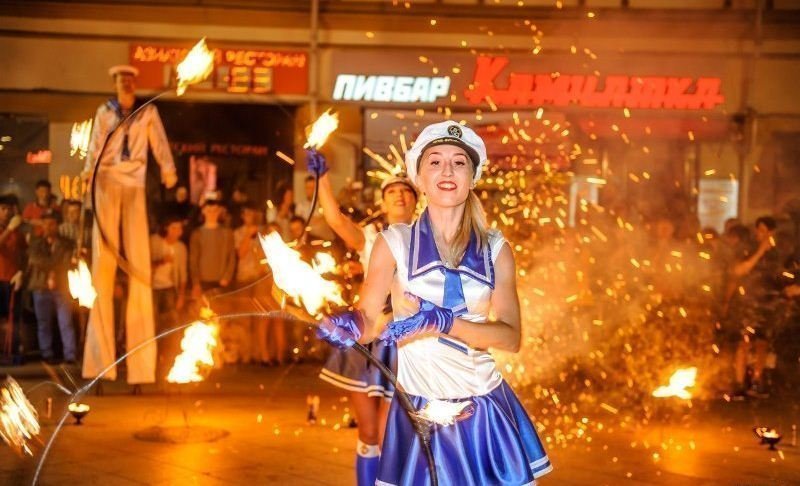 Огненное шоу Морское шоу на свадьбу от Show Obertaeva 4