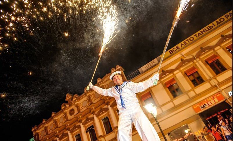 Огненное шоу Морское шоу на свадьбу от Show Obertaeva 6