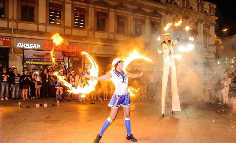 Огненное шоу Морское шоу на свадьбу от Show Obertaeva 7